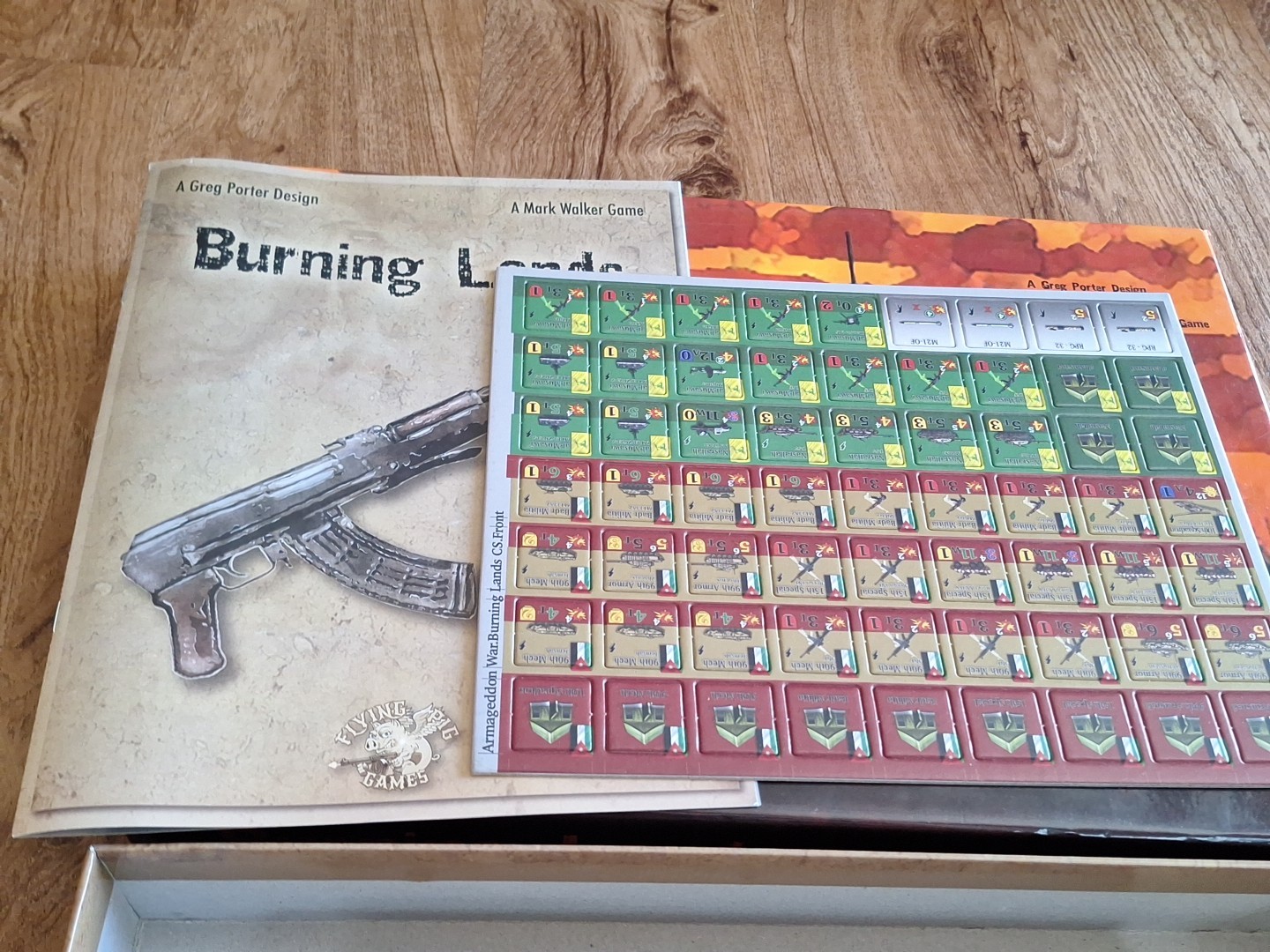 Flying Pig Games The Burning Lands Armageddon War Expansion Unpunched