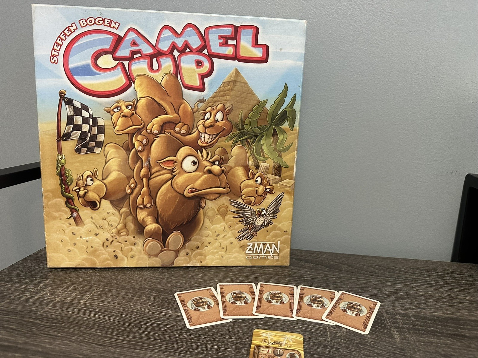 Camel Up Board Game First Edition Replacement Betting Card & Oasis/Desert Tile