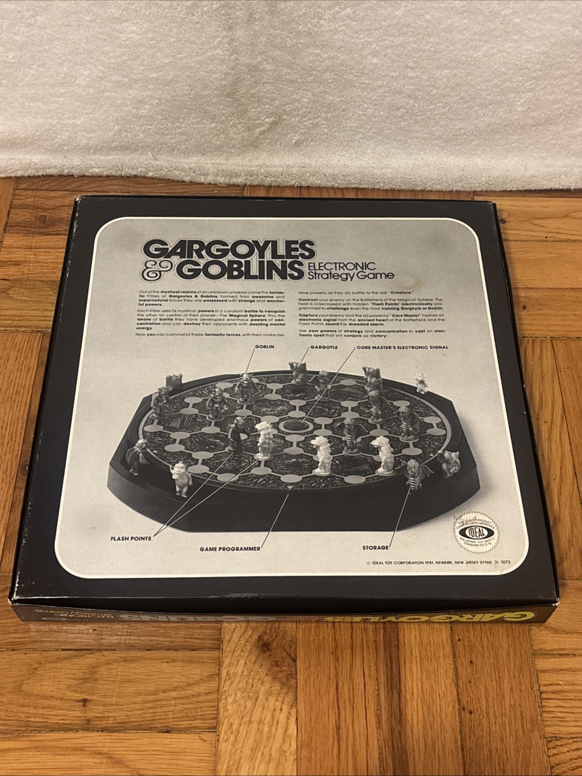 VTG Board Game Gargoyles & Goblins Electronic Strategy Ideal COMPLETE UNTESTED