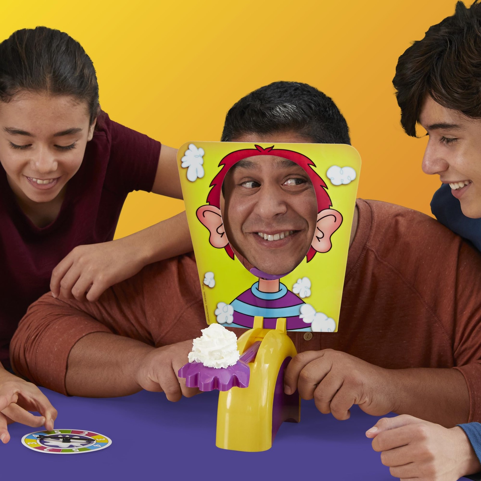 Hilarious Pie Face Game for Family Fun Kids Ages 5 and Up Tabletop Gameplay