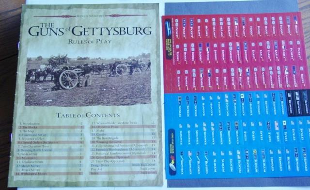 Mercury Games – THE GUNS OF GETTYSBURG – 150th Anniversary Edition (EX) Simmons