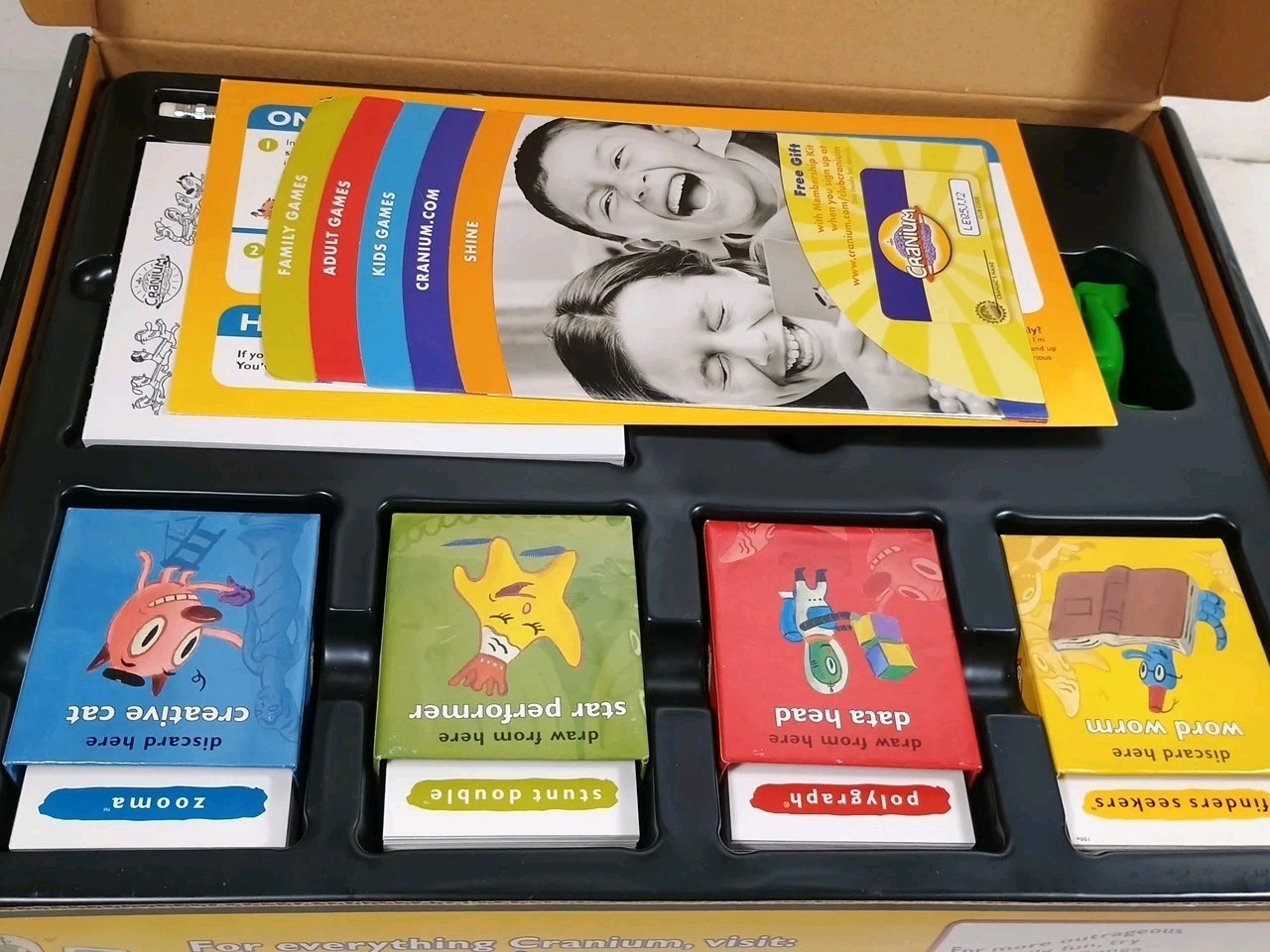 Cranium The Family Fun Game Outrageous Fun For The Whole Family 100% COMPLETE