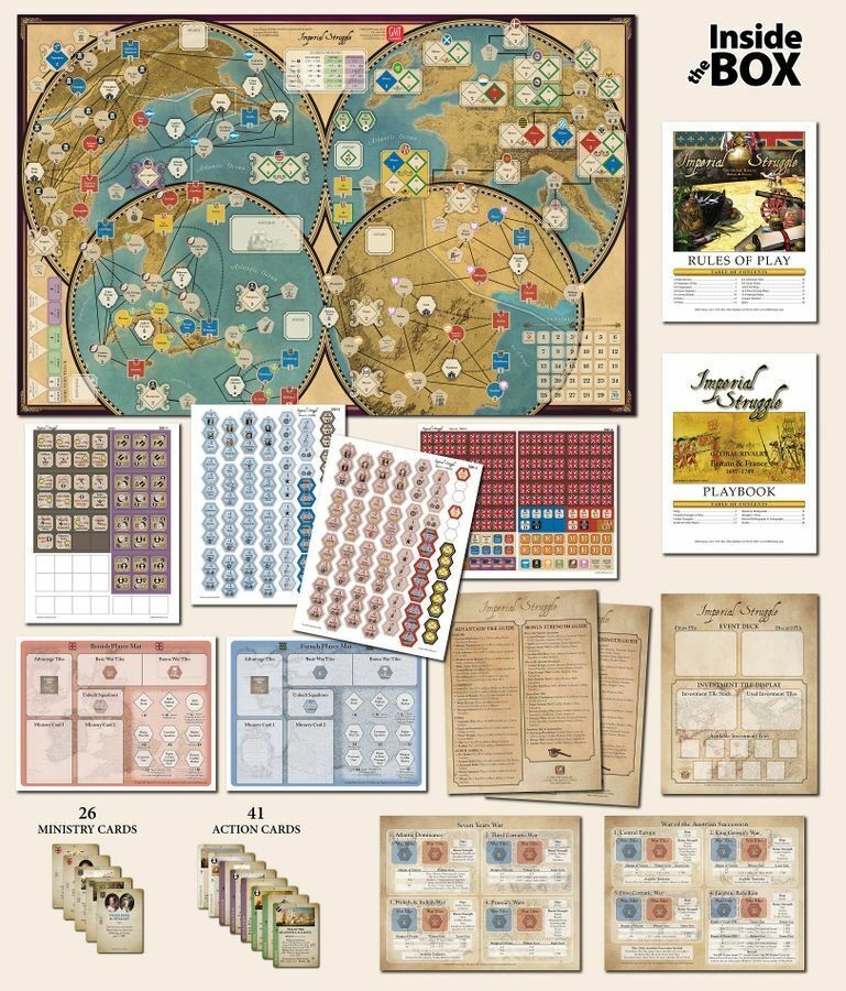 GMT Games Imperial Struggle 2nd Printing SEALED