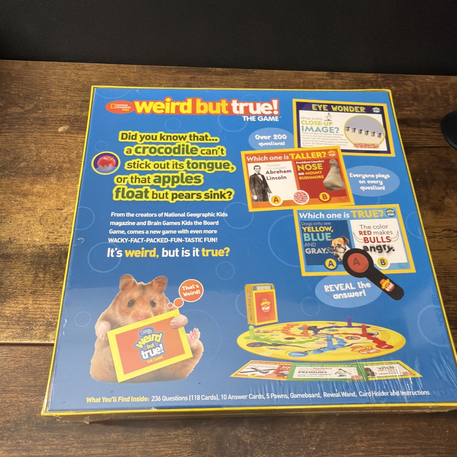 Weird But True The Board Game National Geographic Kids Buffalo Games New Sealed