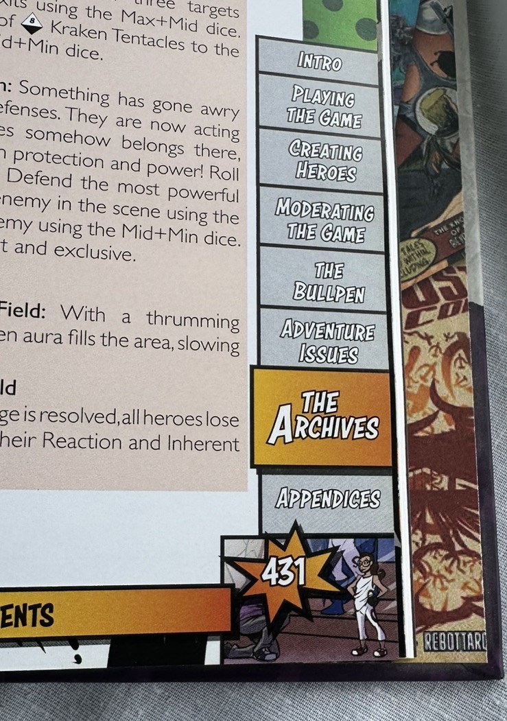 Greater Than Games RPG Book Sentinel Comics Core Rule Book 2020 431 Pages