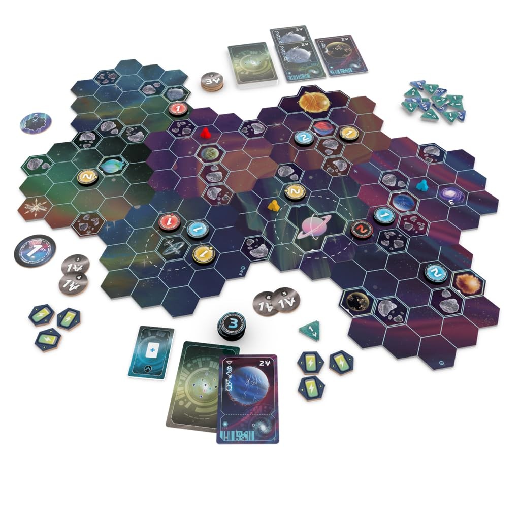 Aeg The Galaxy Warp Fiction Space Exploration Modular Pick-Up And Deliver Board