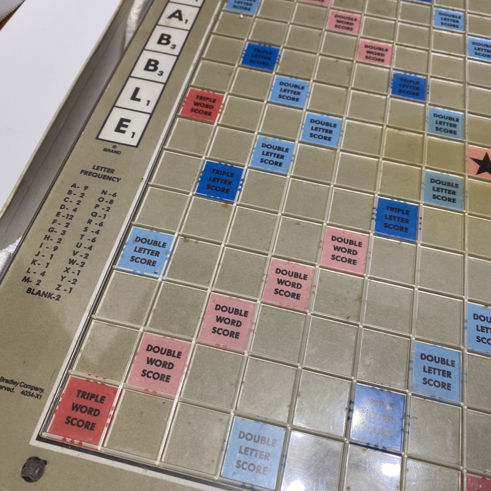 Vtg Scrabble Deluxe Edition Game Turntable Rotating Board 1989 100% Complete