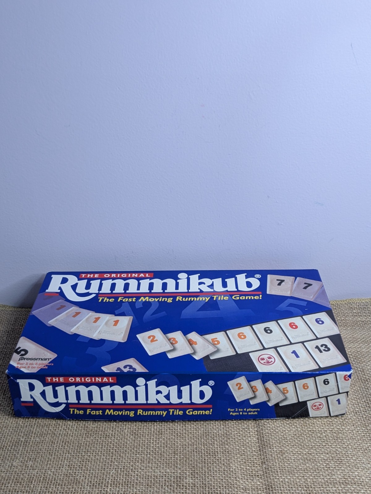 Pressman 1997 Edition THE ORIGINAL Rummikub Board Game 4 players Rummy Tile Game