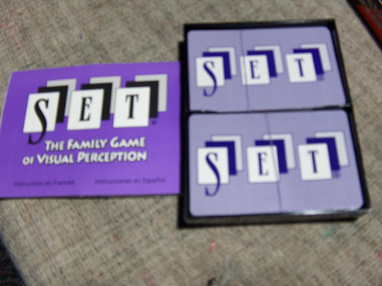Set Card Game the Family Card Game of Visual Perception
