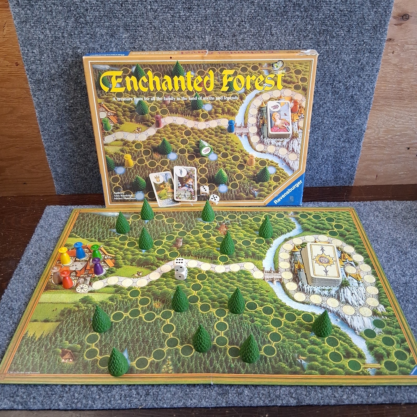 Enchanted Forest Ravensburger Vintage 1982 Board Game NO RULE BOOK