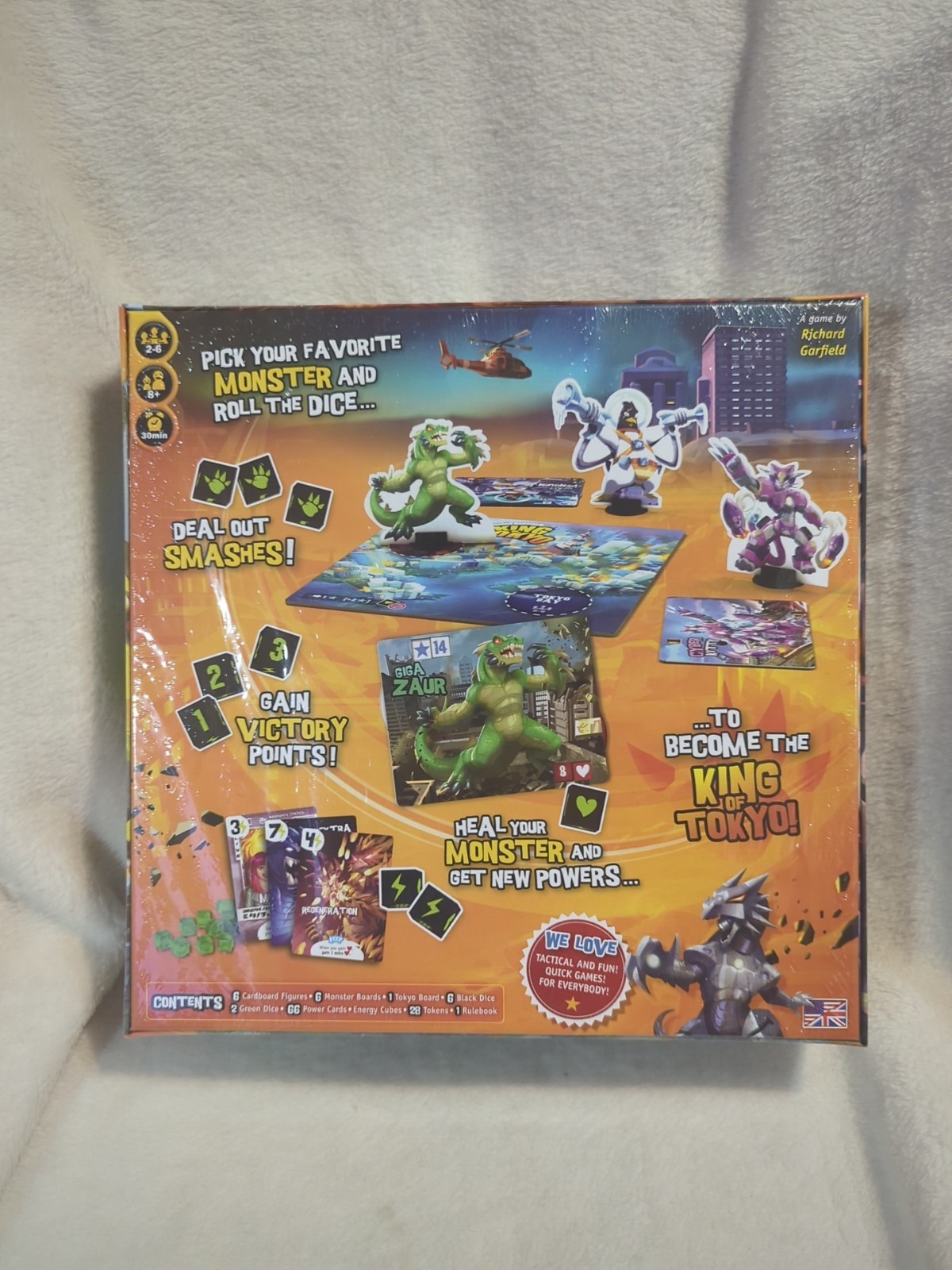 IELLO King of Tokyo Edition Board Game