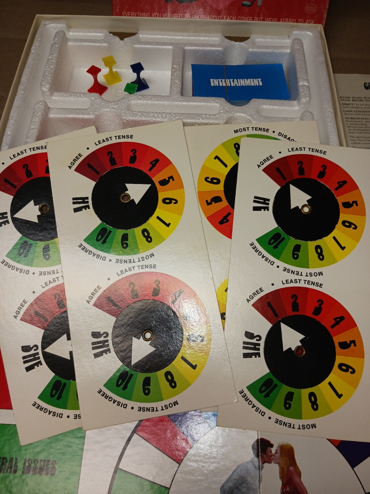 VINTAGE 1974 REISS Board Game COMPATIBILITY, Complete, VG Condition, Free Ship