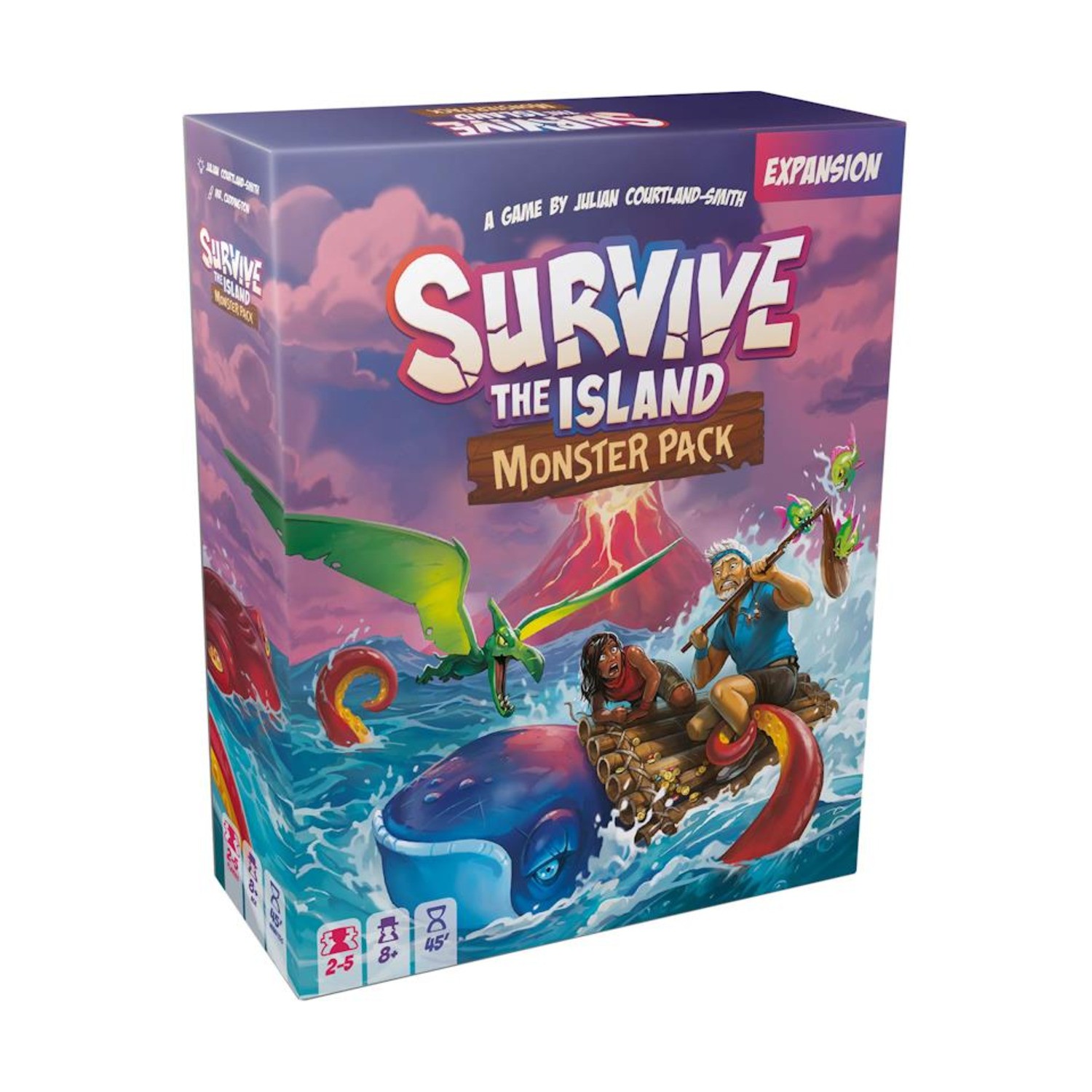 Zygomatic Board Game Survive the Island – Monster Pack Box New