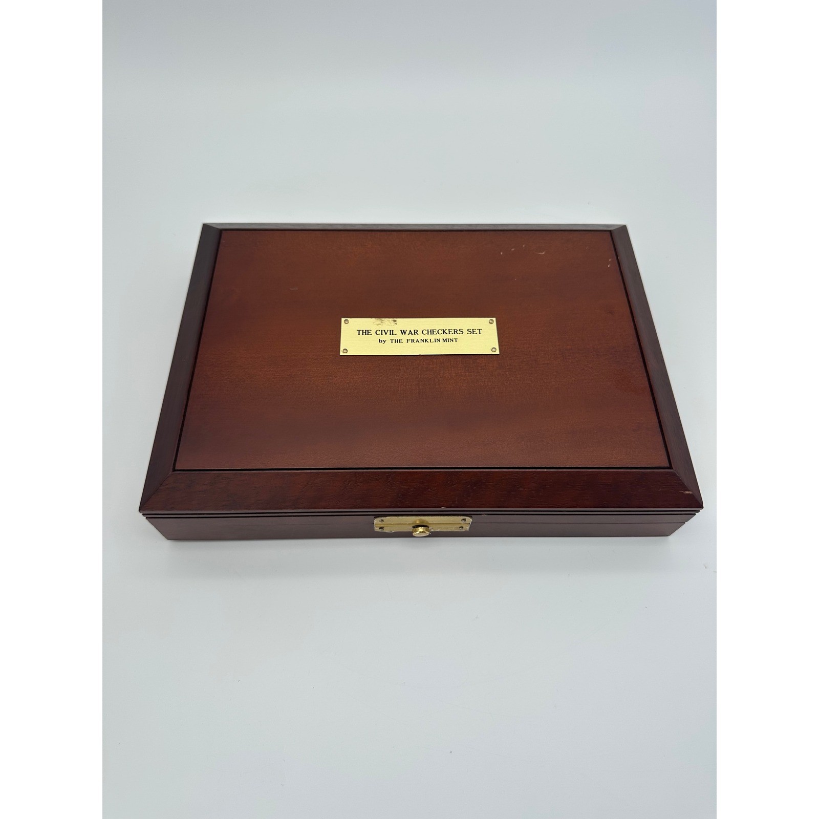 Vintage 1986 Franklin Mint National Historical Society Civil War Checkers Set