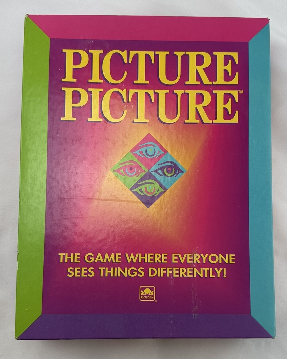 1992 Picture Picture Board Game by Golden New Old Stock Never Opened FREE SHIP