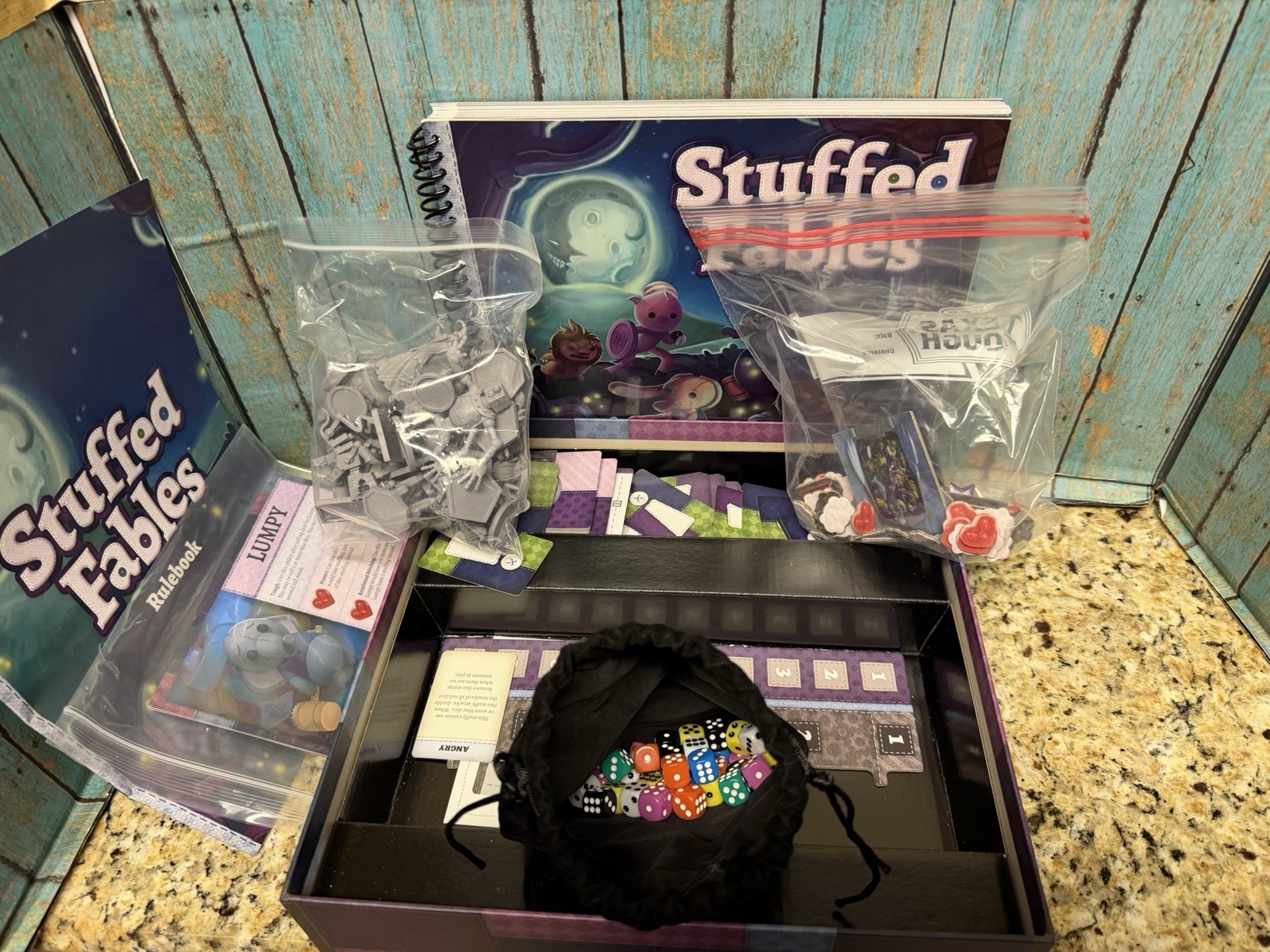 VGC Stuffed Fables Board Game, Storybook Adventure Game By Plaid Hat Games