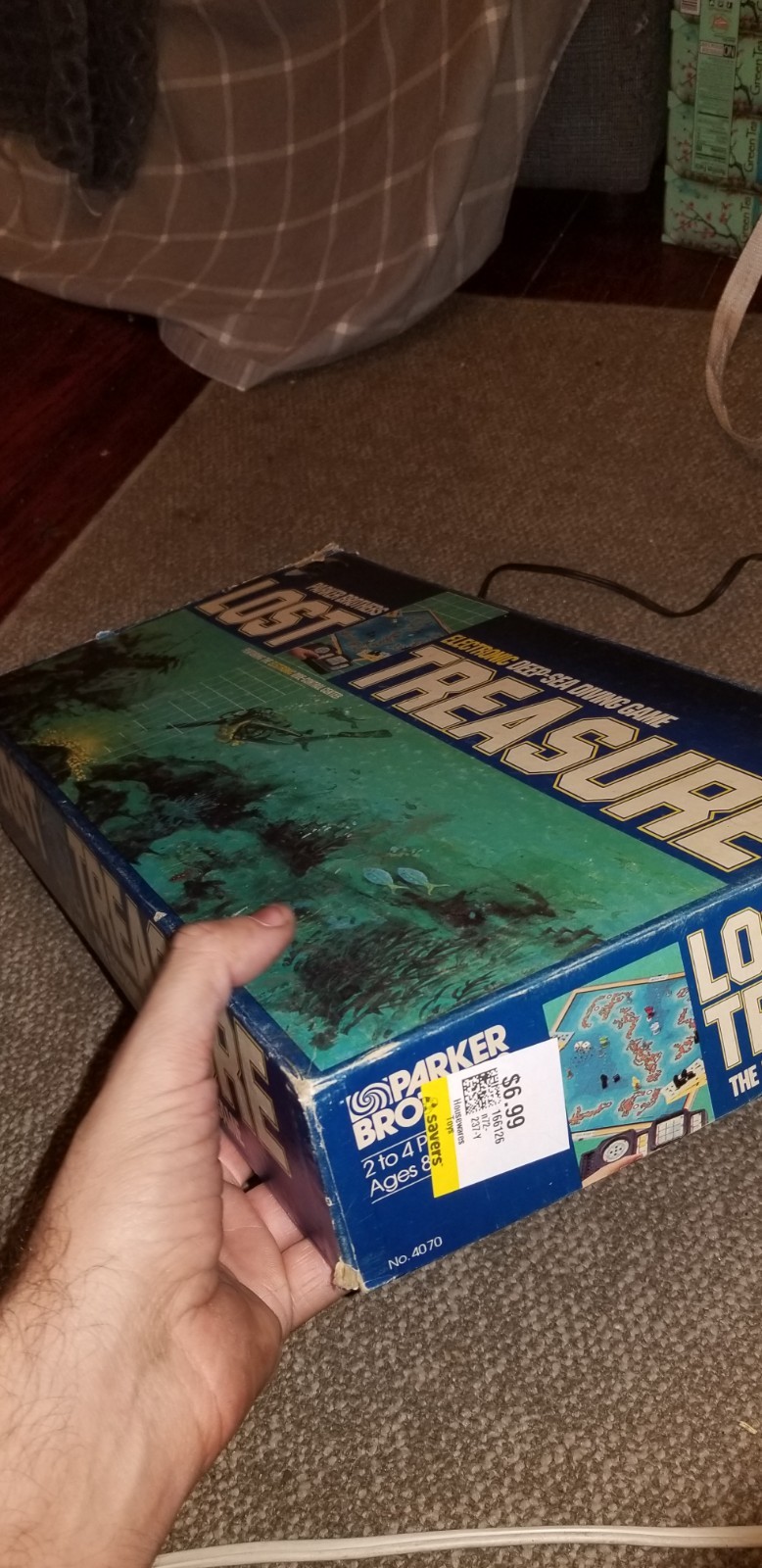 Lost Treasure Deep Sea Diving Game 100% Complete Vintage 1982 Parker Brothers