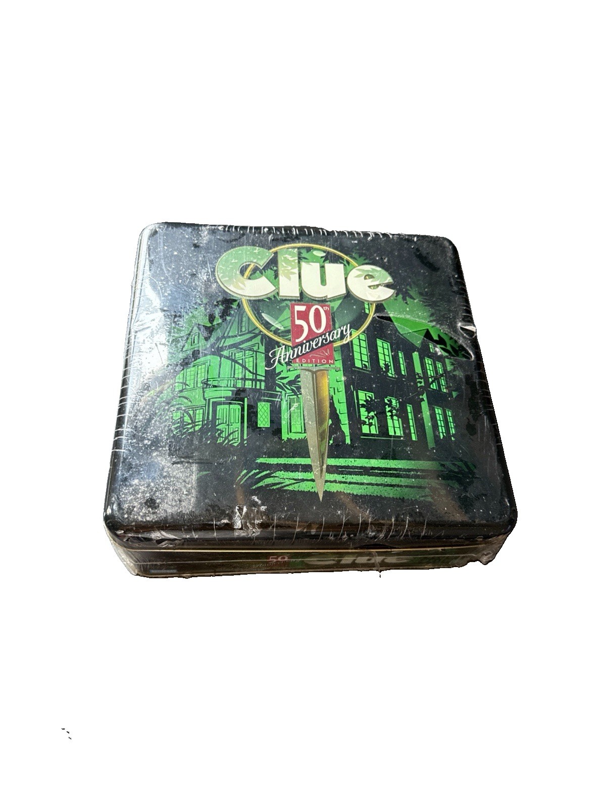 Clue 50th Anniversary Edition Tin COMPLETE Parker Brothers 1998 Crime Mystery