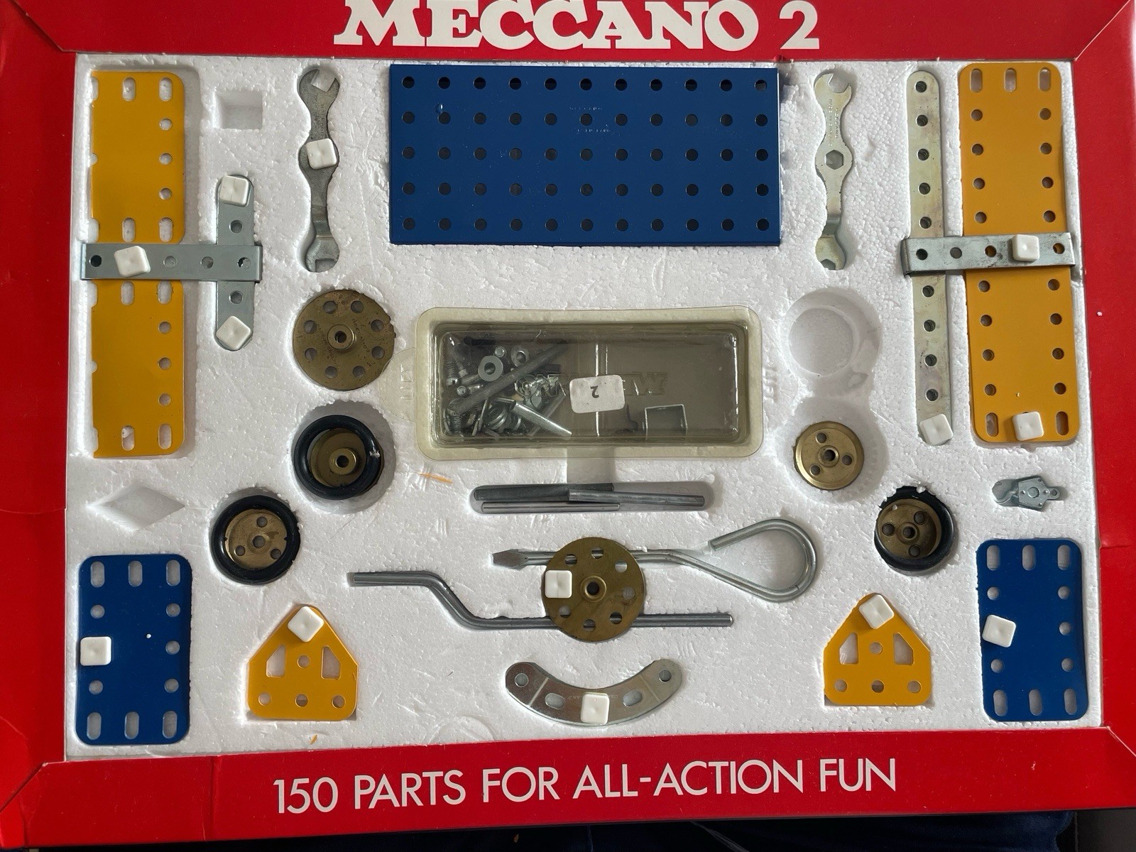Vintage Meccanno Set #2 With Miscellaneous Pieces