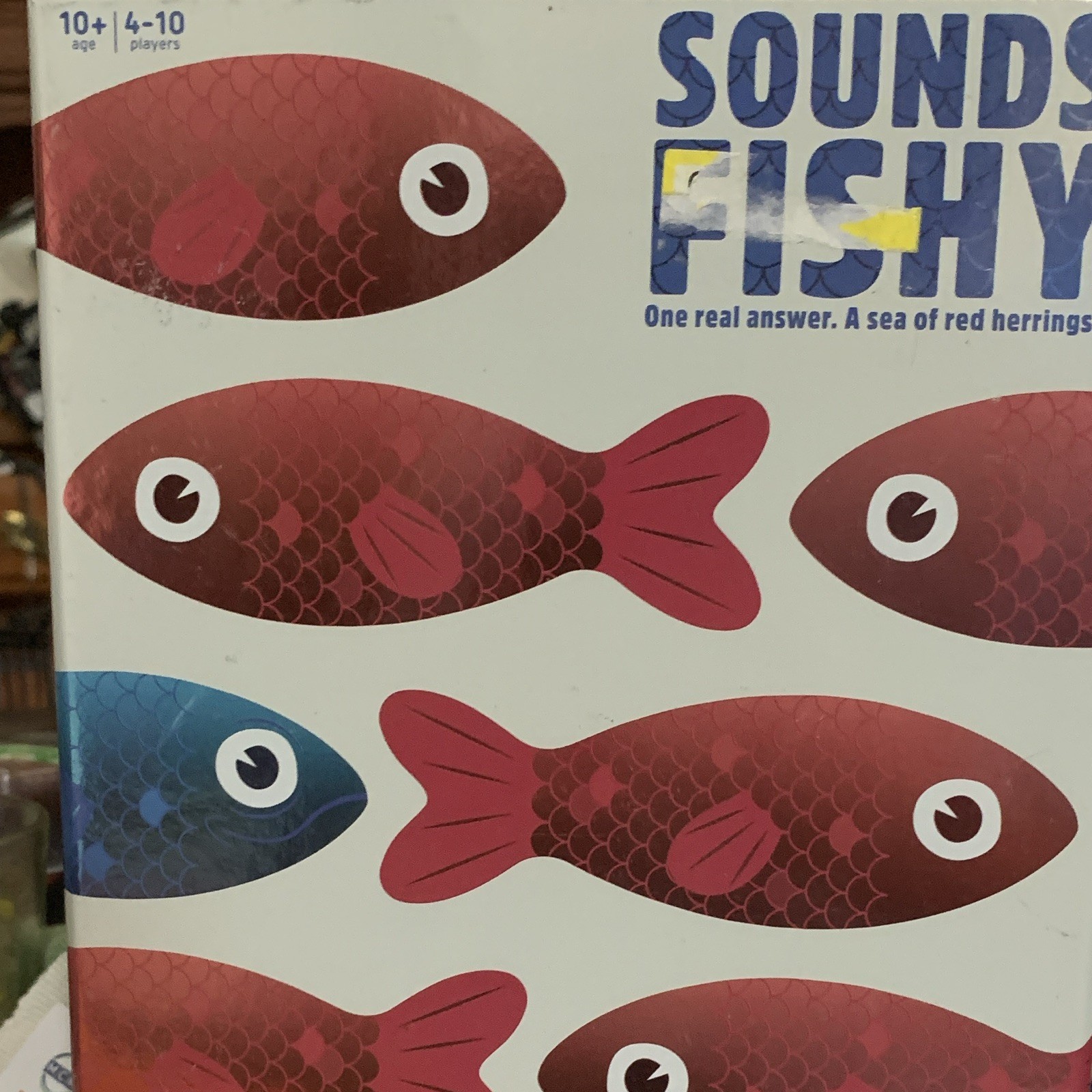 Big Potato Sounds Fishy Card Game, Animals Theme, Ages 10+, 4+ Players