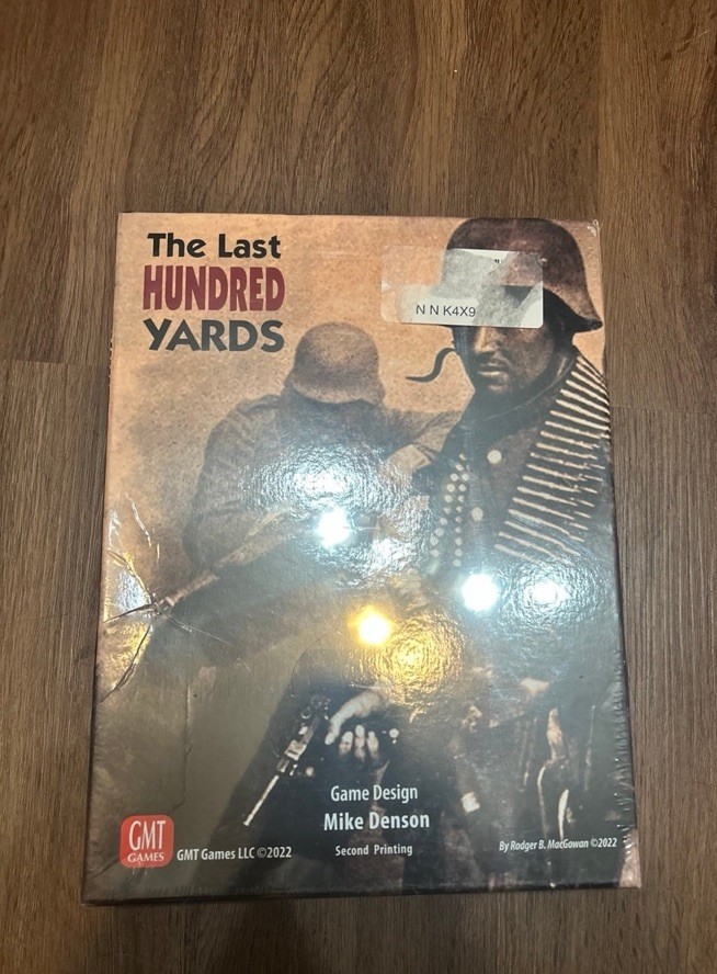 The Last Hundred Yards Base Game 2nd Printing by GMT Games, Shrinkwrap, OOP