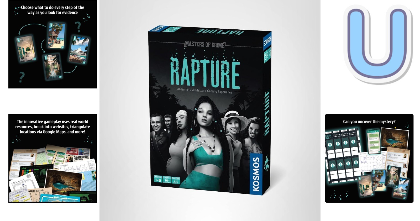 Rapture: Unique Story-Driven Mystery Game for Ages 16+ – Playtime 120 Minutes