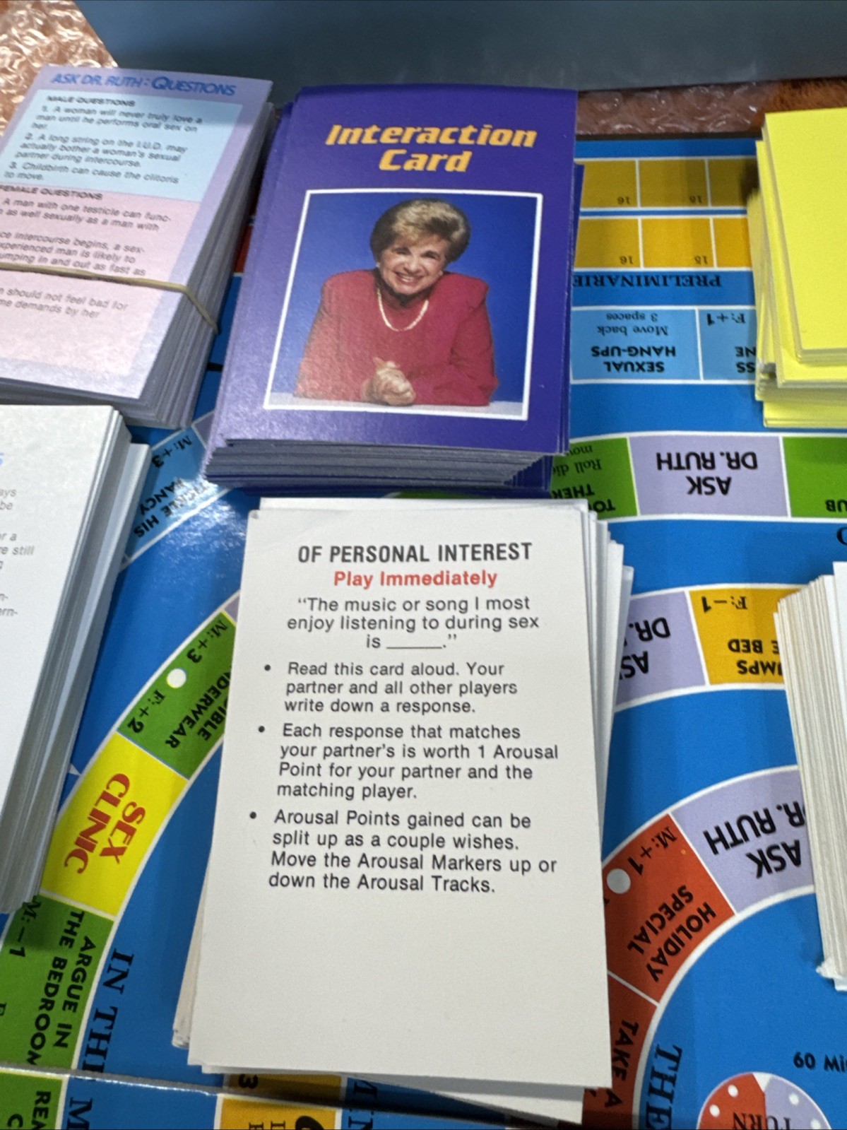 Dr Ruth’s Game Of Good Sex 1985 Vintage For 1-2 Couples Great Condition Complete