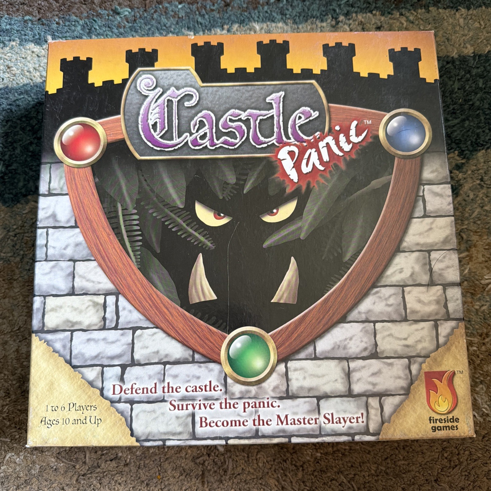 Castle Panic Board Game Fireside Games 2011 – 100% COMPLETE – Great Condition