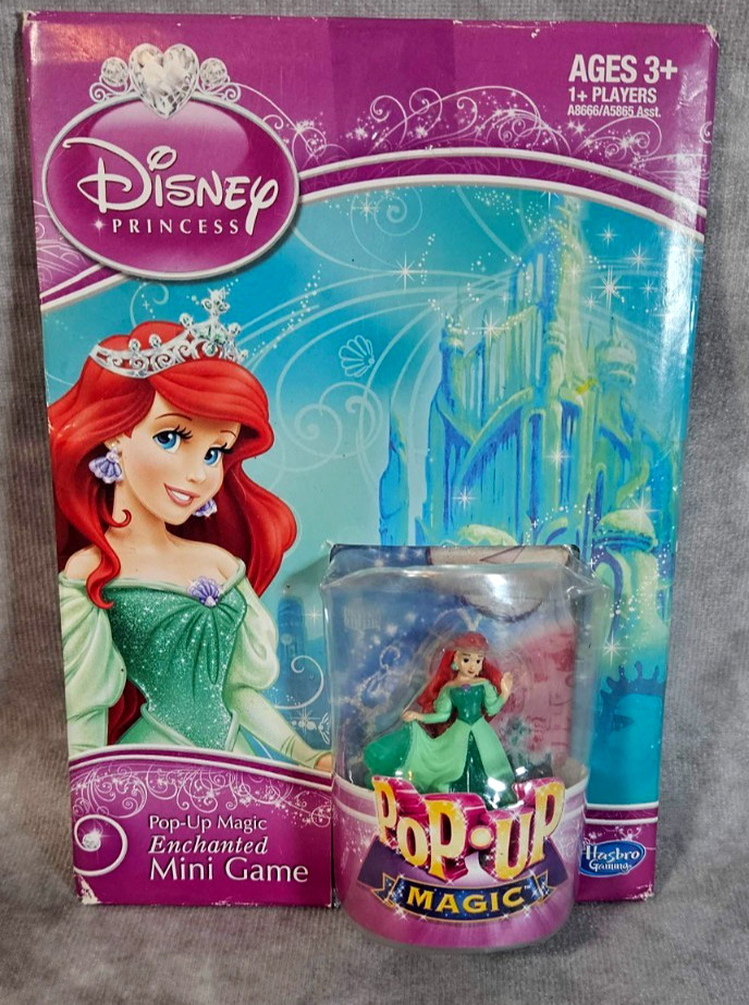 Hasbro Disney Princess ARIEL Pop-Up Magic Enchanted Mini Game NEW SEALED