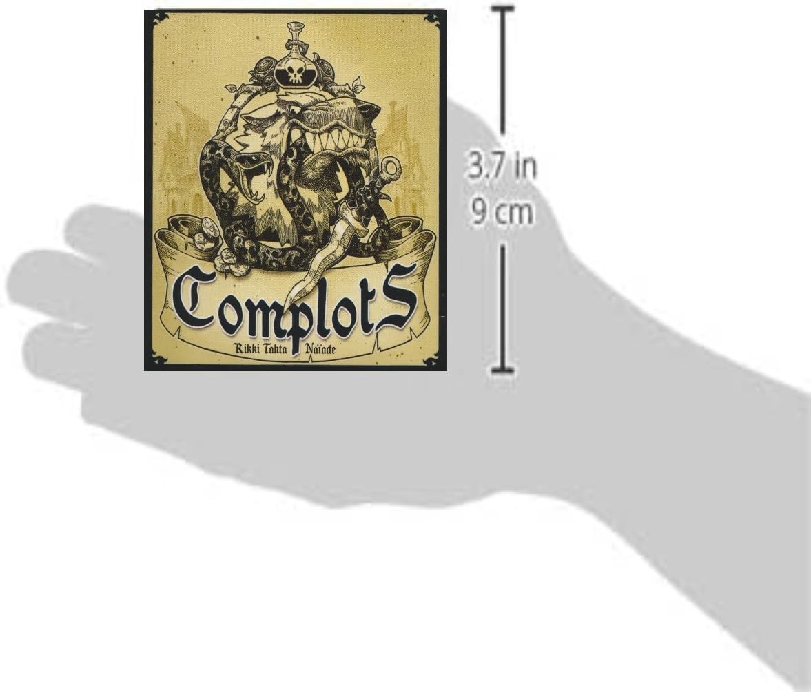 Complots Board Game, Black, Beige, L