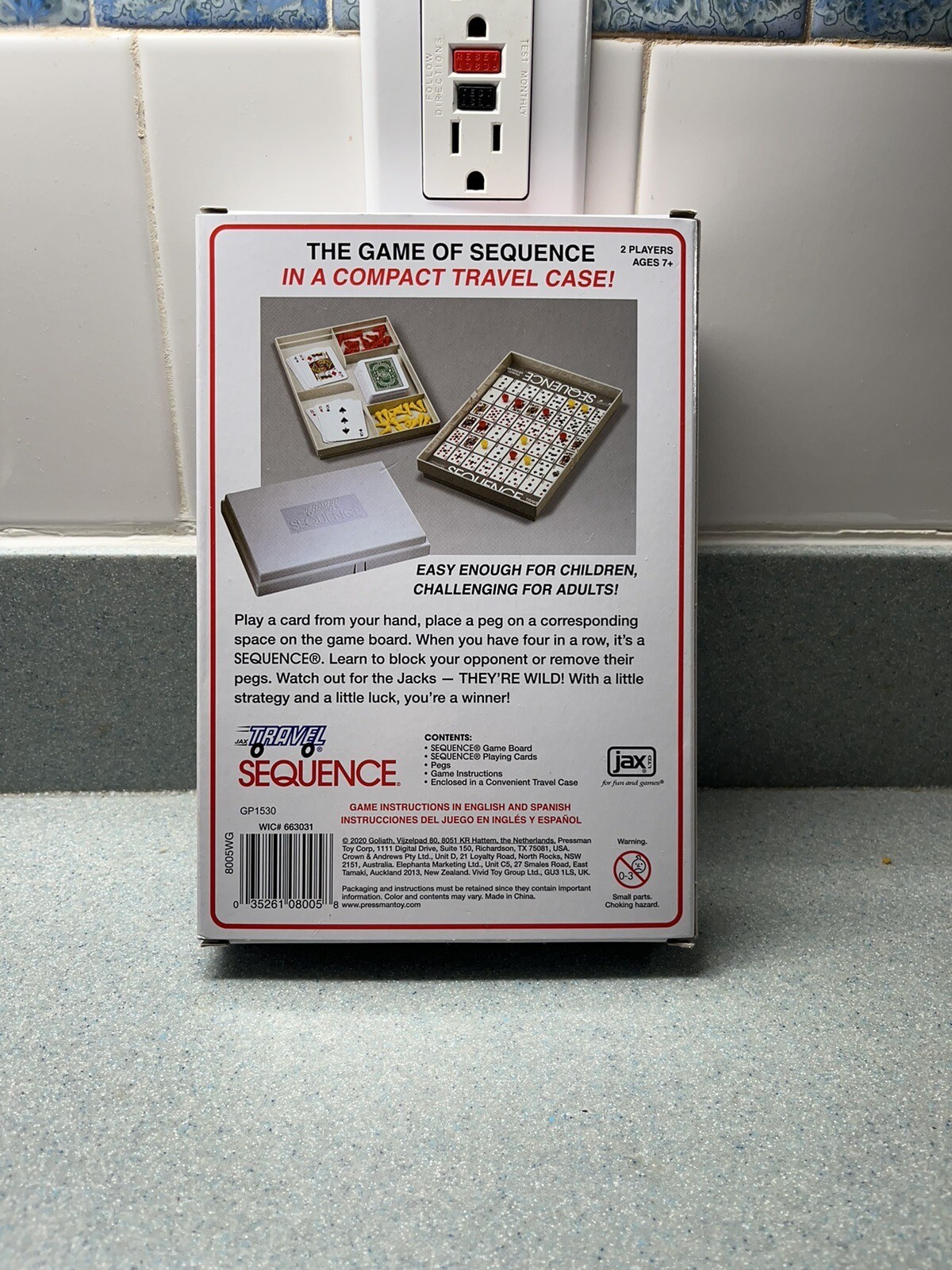 SEQUENCE Board Game, Strategy Game, Travel Board Game, Makes a Great Gift, NEW