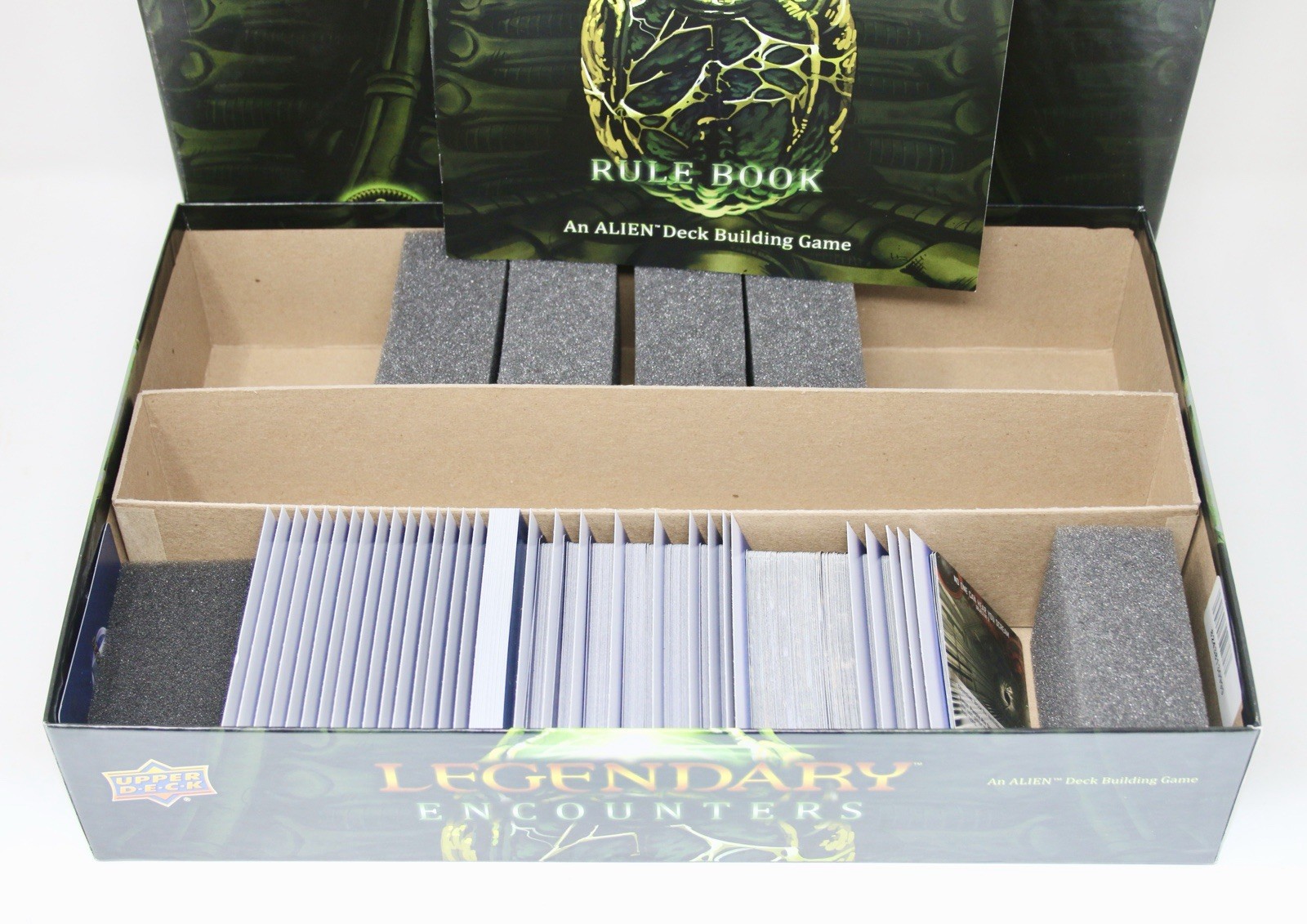LEGENDARY ENCOUNTERS An Alien Deck Building Game 2014 Upper Deck No Playmat READ