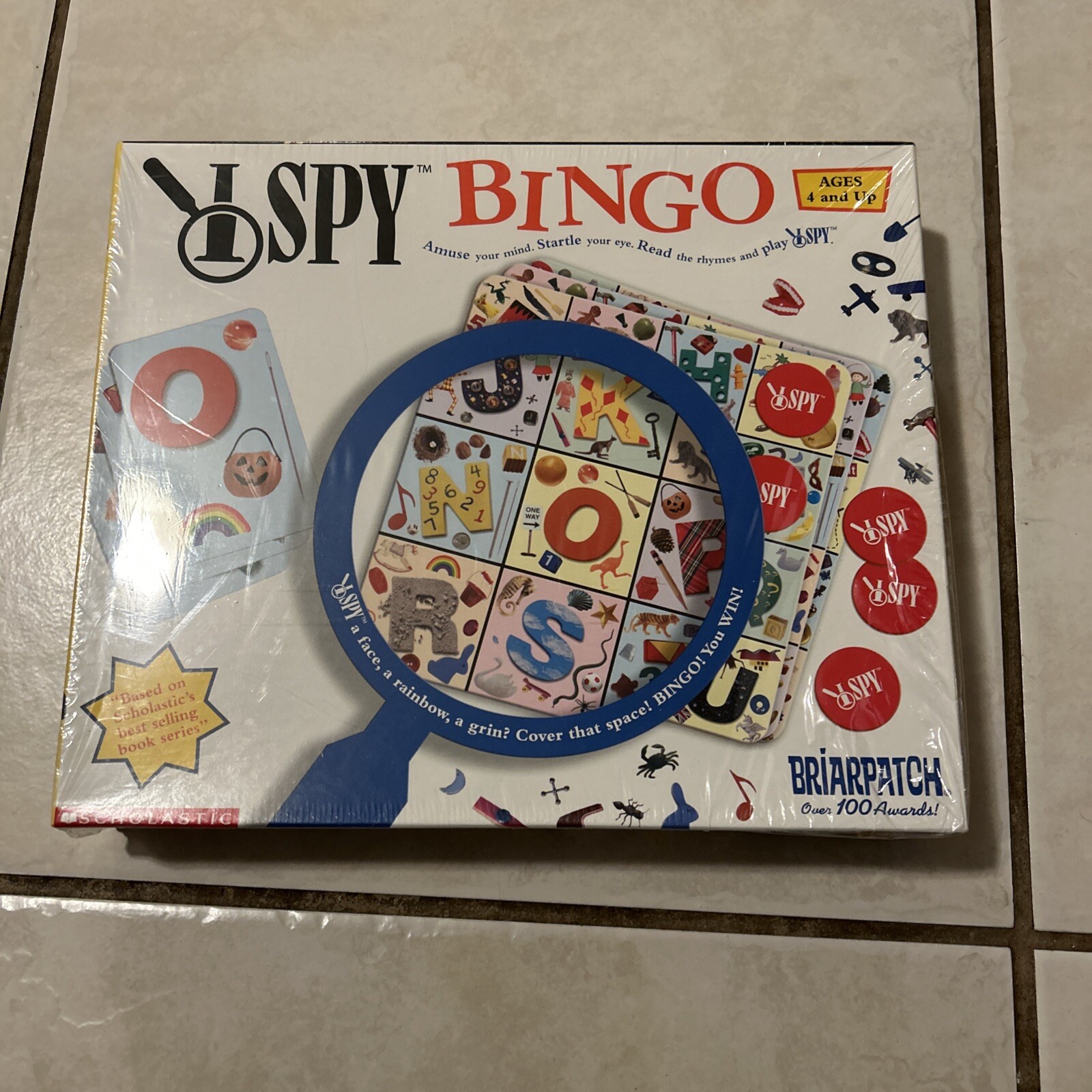 The Original I Spy Bingo Match & Play Challenge Ages 4 And Up Scholastic NEW