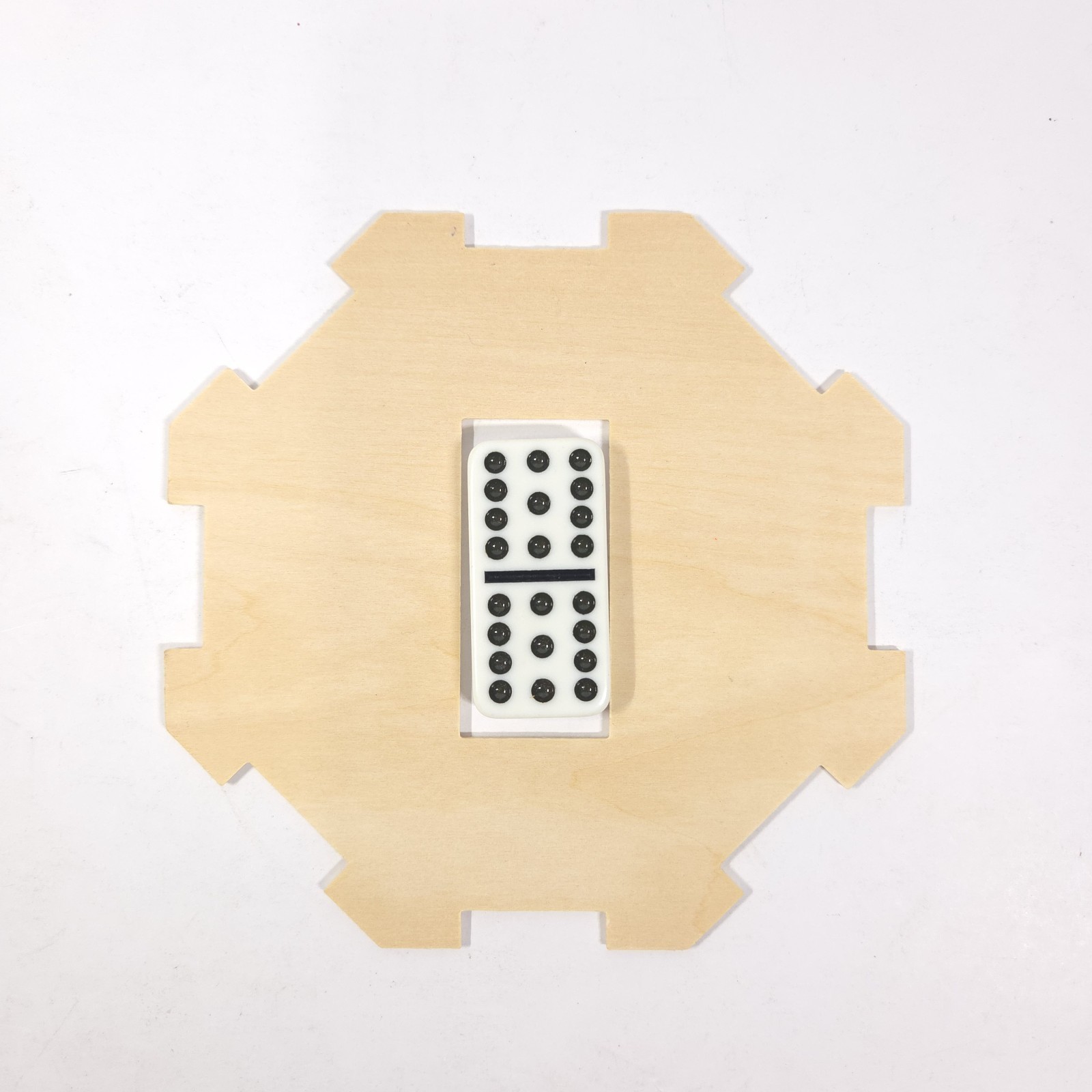 Cardinal Classic Collection Mexican Train Dominoes Wood Box Complete Game