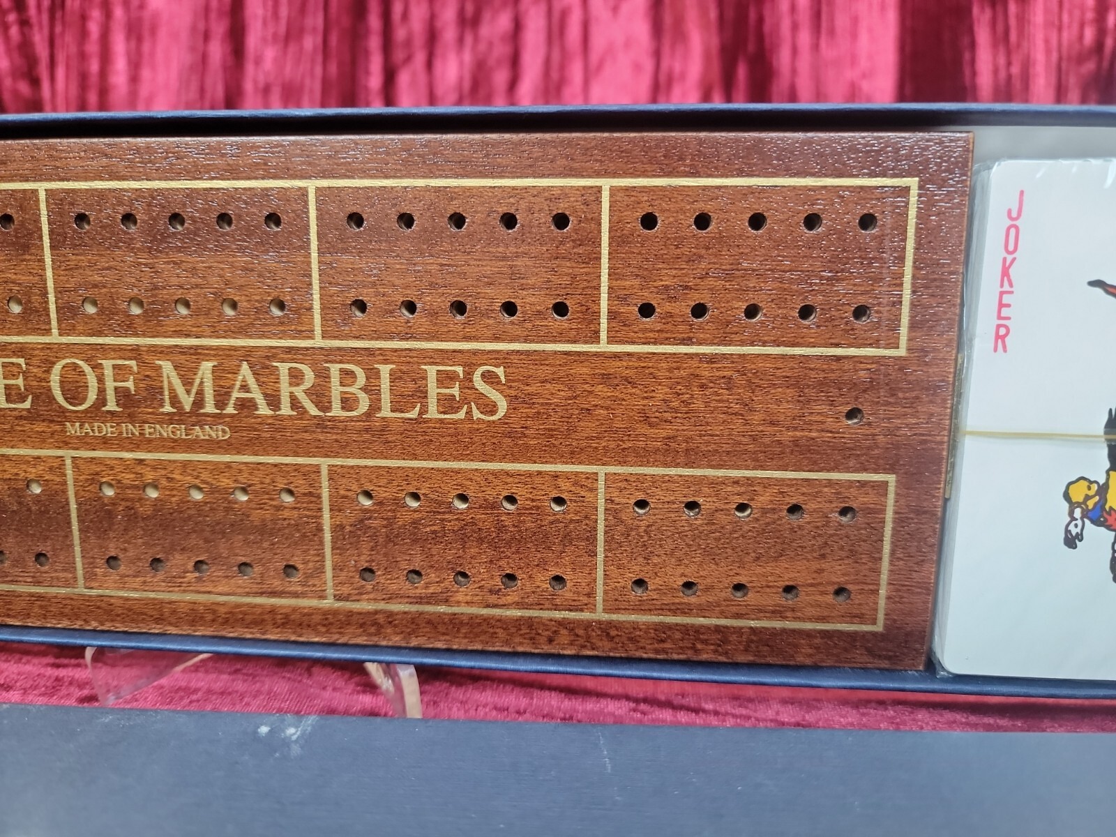 Vintage CRIBBAGE House of Marbles New Sealed preowned cards game fin family