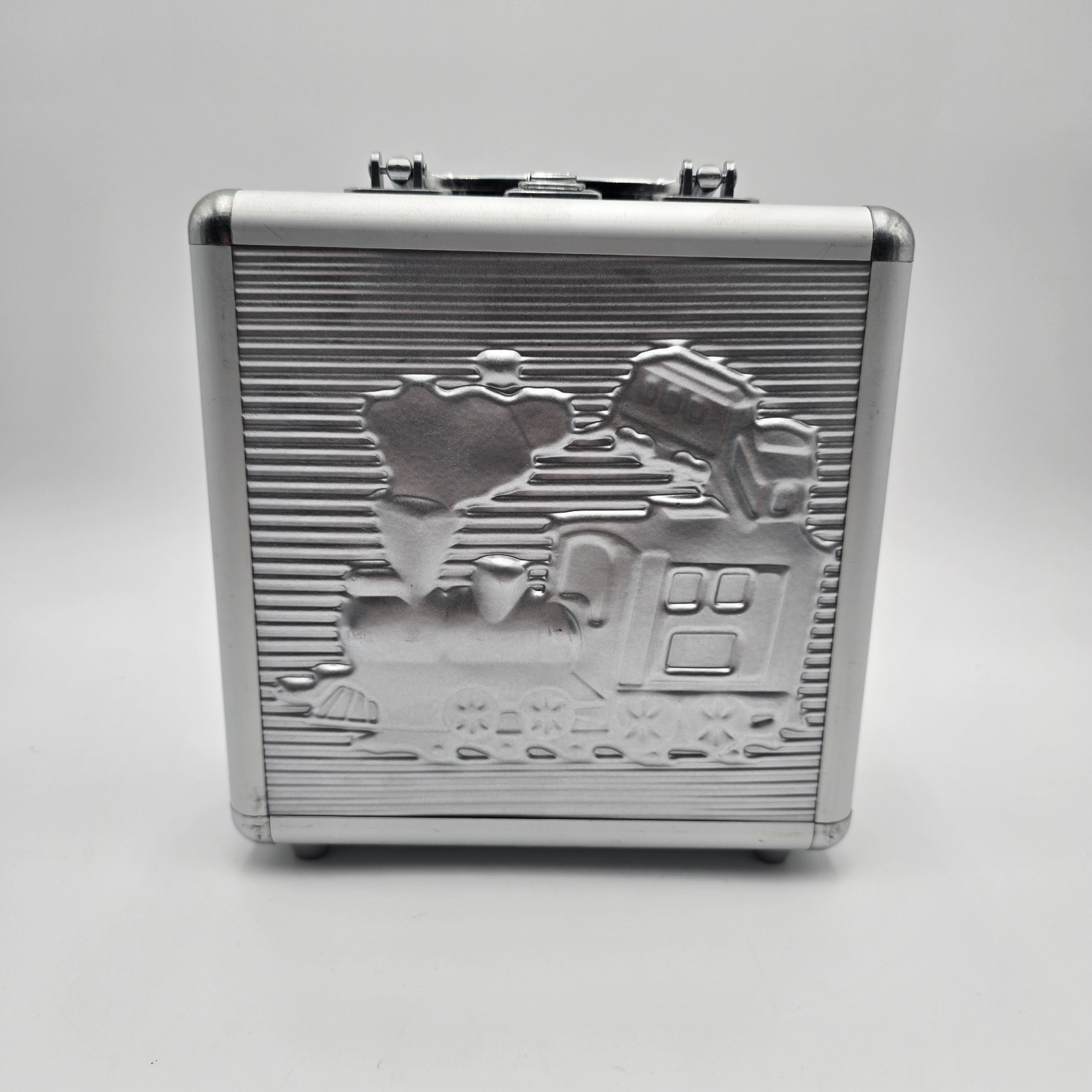 Cardinal Mexican Train Domino Game Set Score Sheets Metal Case Complete