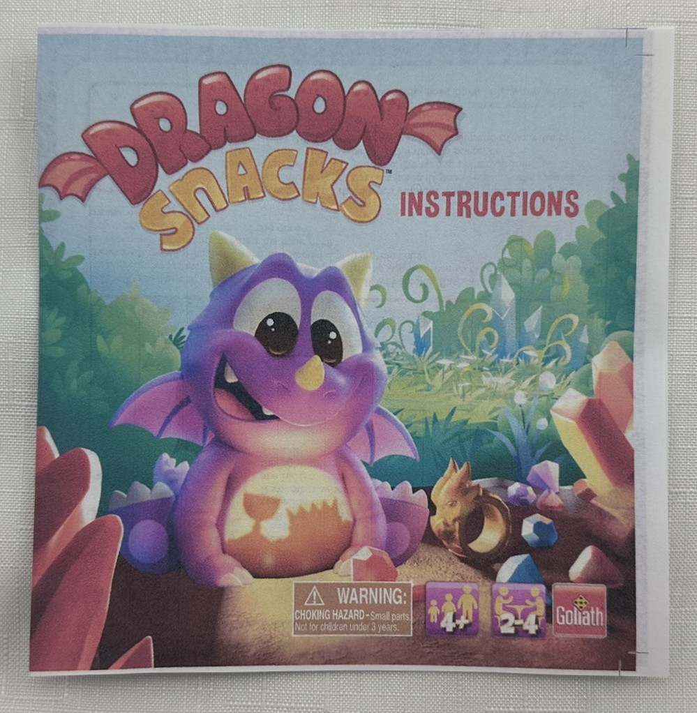 2019 Dragon Snacks Game by Goliath Games Complete/Works in Very Good Condition