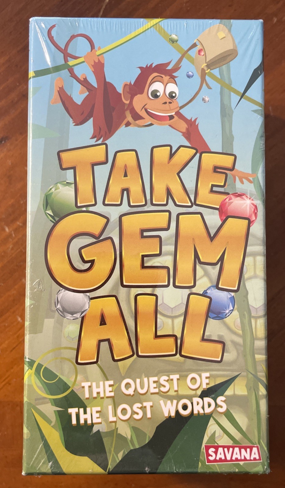 Take Gem All The Quest of the Lost Words Board Game by Savana Family Kids NEW