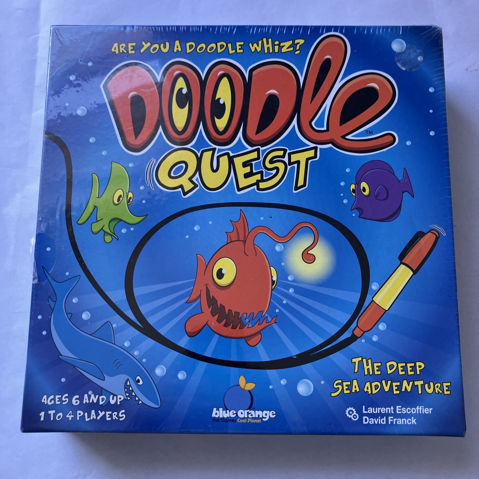 Doodle Quest Deep Sea Adventure Drawing Memory 2014 New Sealed NIB