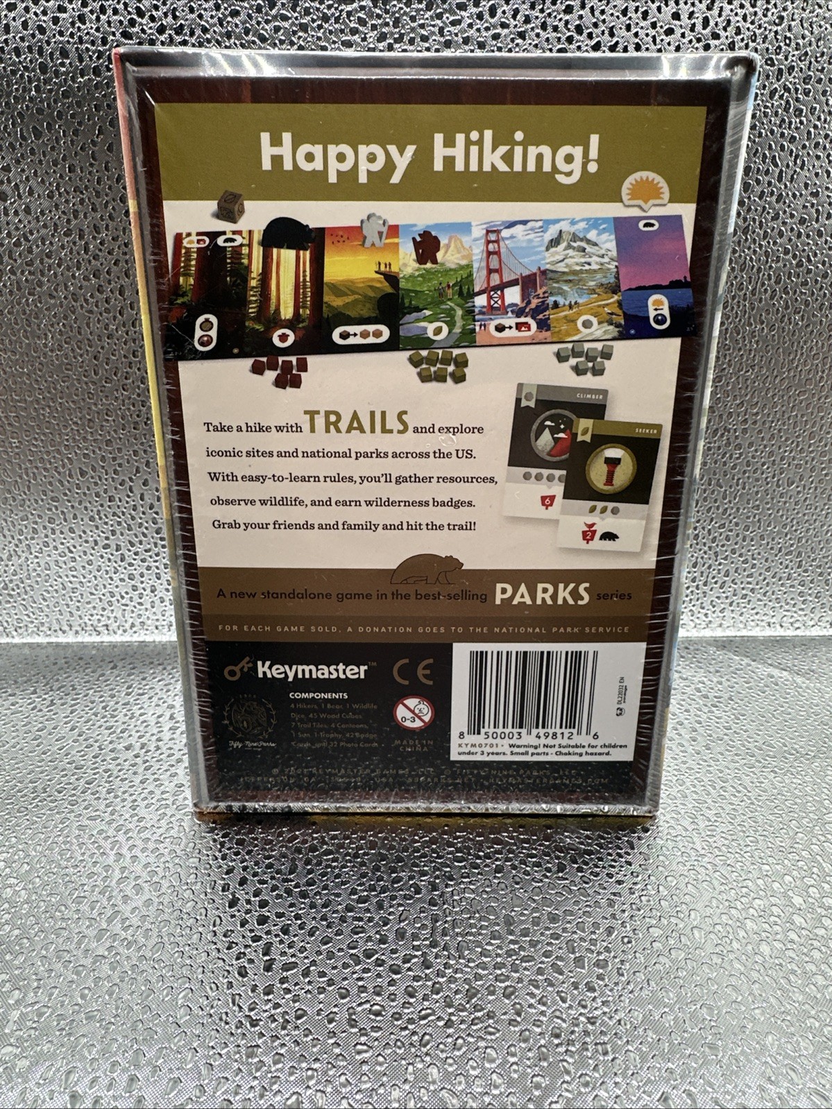 Trails A Parks Game Keymaster BRAND NEW & Factory Sealed 2-4 players -10&up NEW