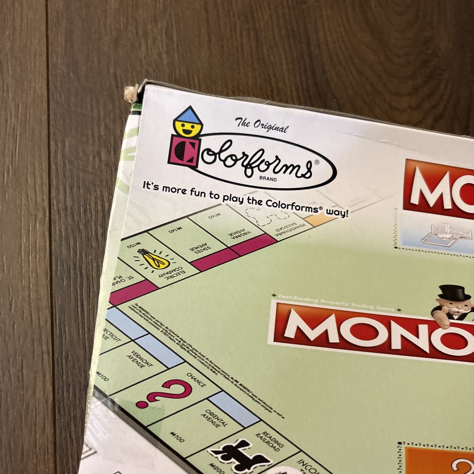 NEW Colorforms MONOPOLY Hasbro Board Game Limited Edition 2022 Travel Size