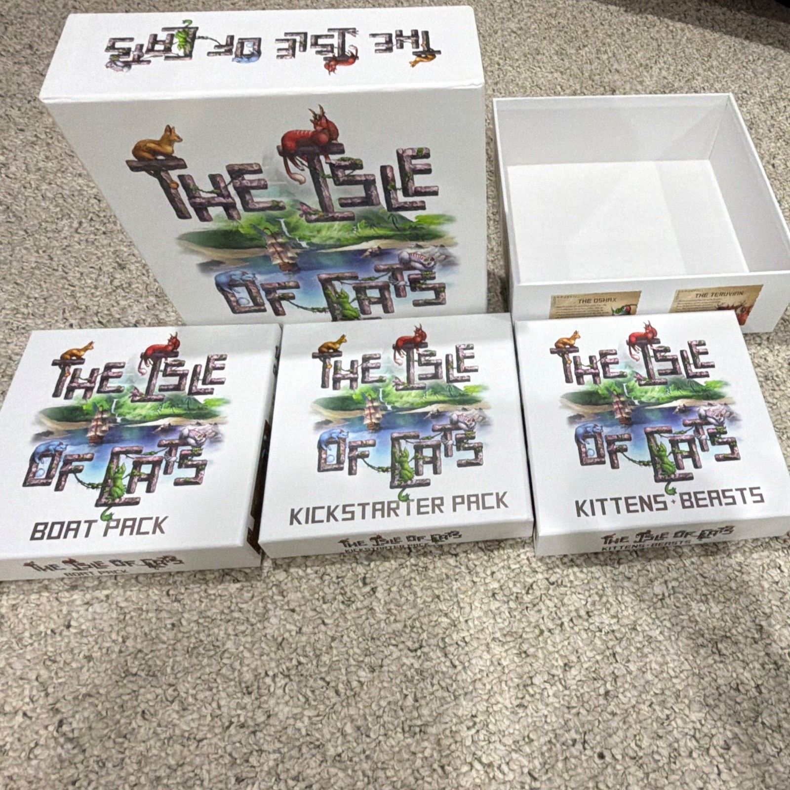 BOXES ONLY The Isle of Cats Board Game Kickstarter Exclusive