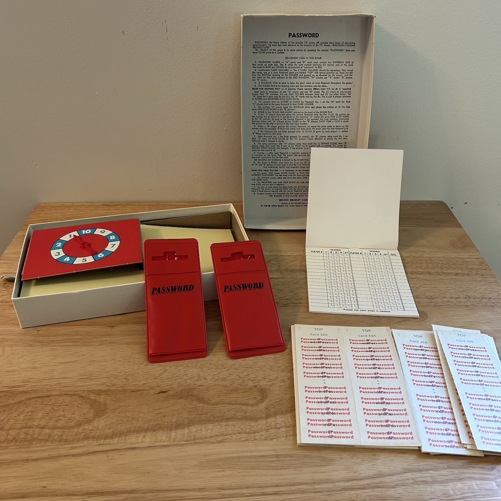 VTG Vintage PASSWORD 20th Edition Board Game – Milton Bradley Gameshow 1978