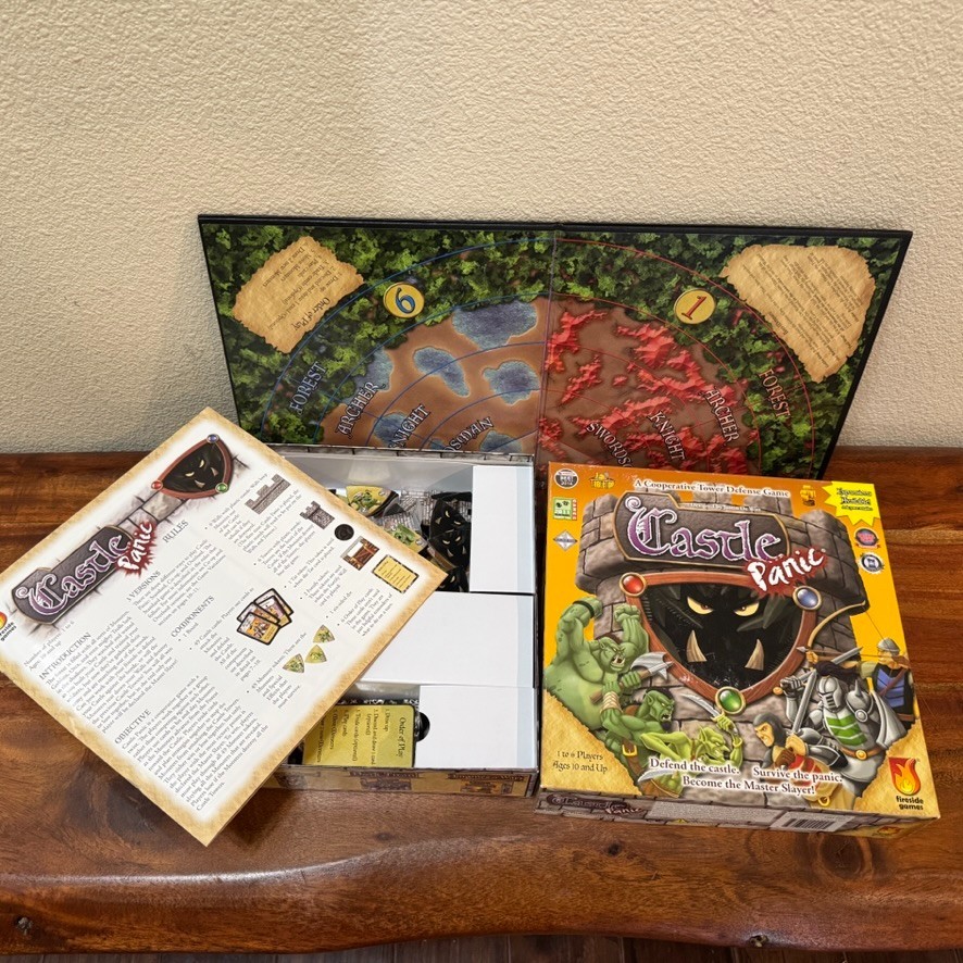 Castle Panic Core Game COMPLETE Fireside Games 2010 Base Cooperative