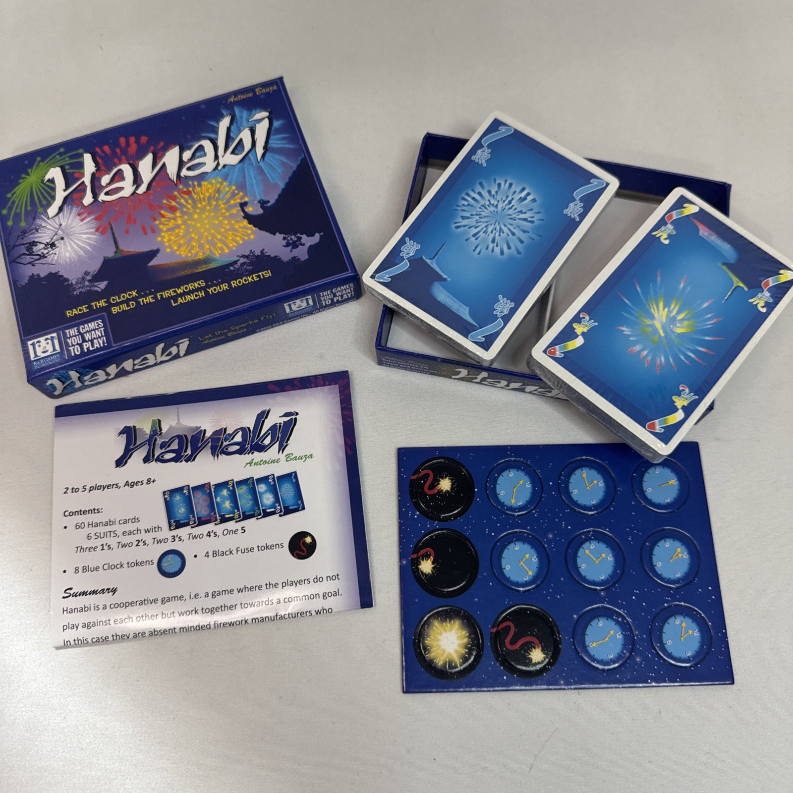 Hanabi Card Game Race the Clock Build the Fireworks Antoine Bauza NEW Sealed