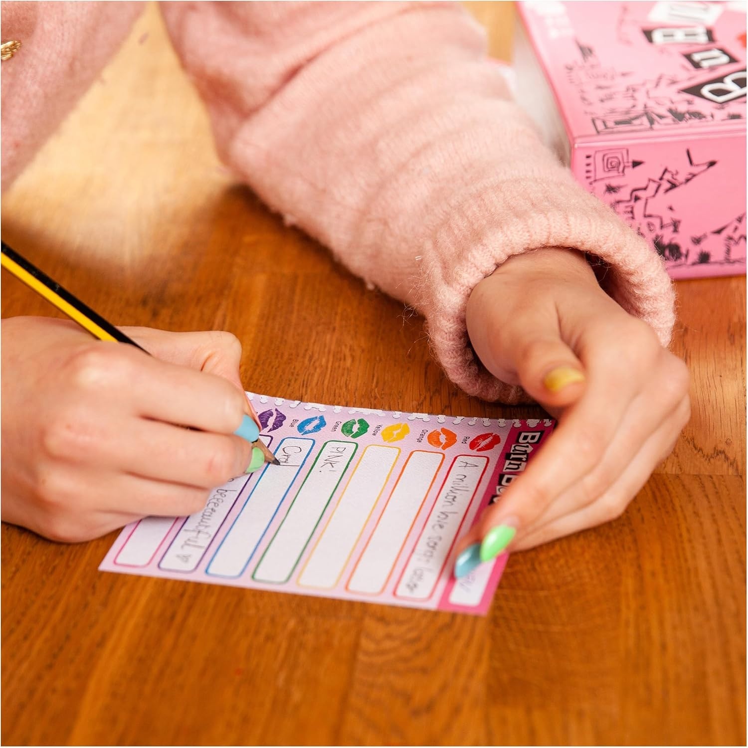 Mean Girls Burn Book Party Card Game Family Board Game Based on The Comedy