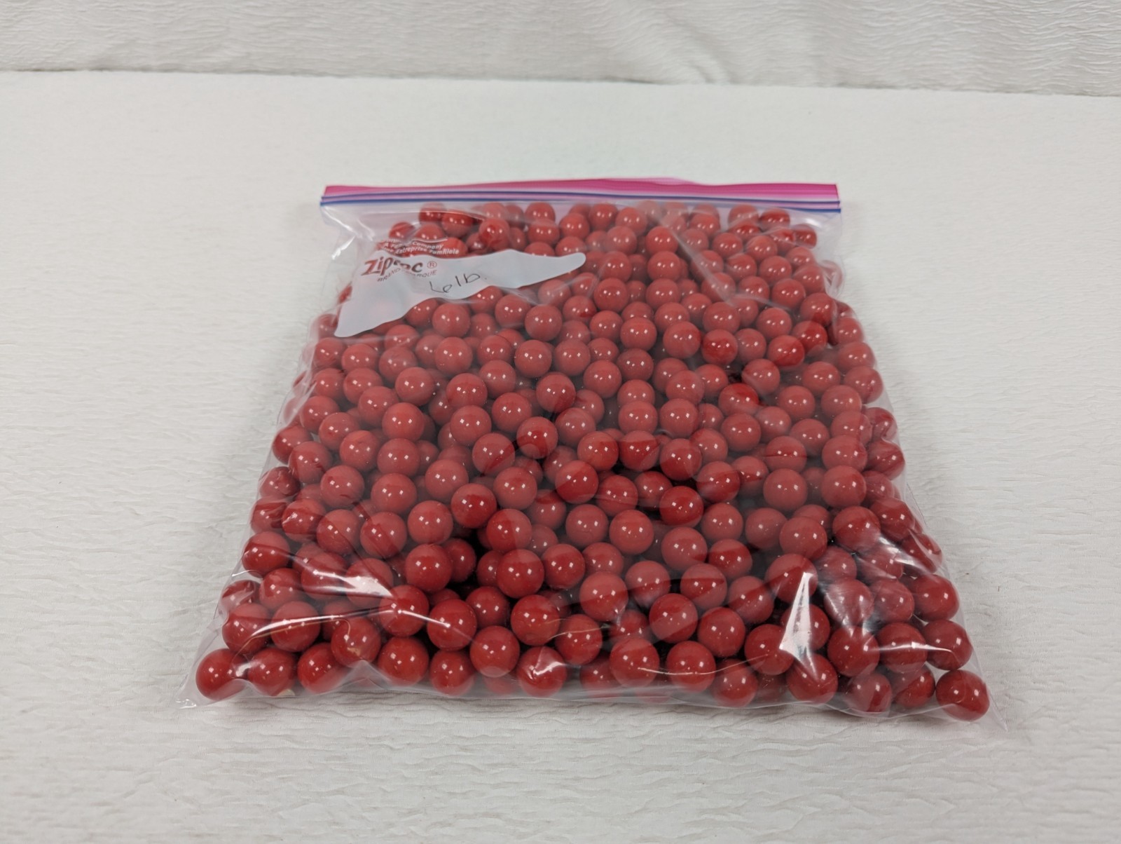 Red Solid Glass Marbles – 16mm +/- 6 Pounds