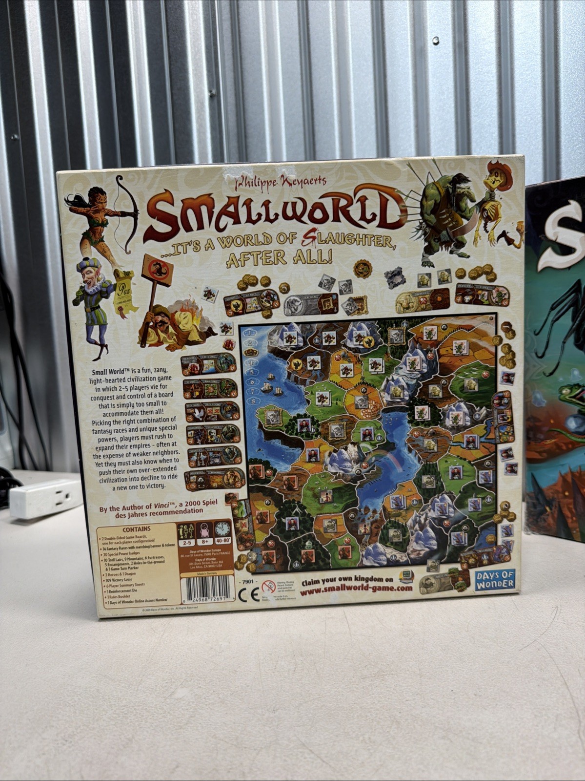 Small World Board Game w/ Underground & Cursed Expansion Board Game Lot