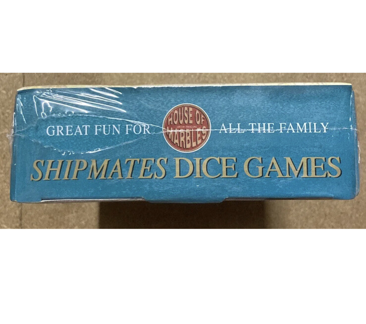 Shipmates Dice Games From Around the World- House of Marbles. New! Sealed!