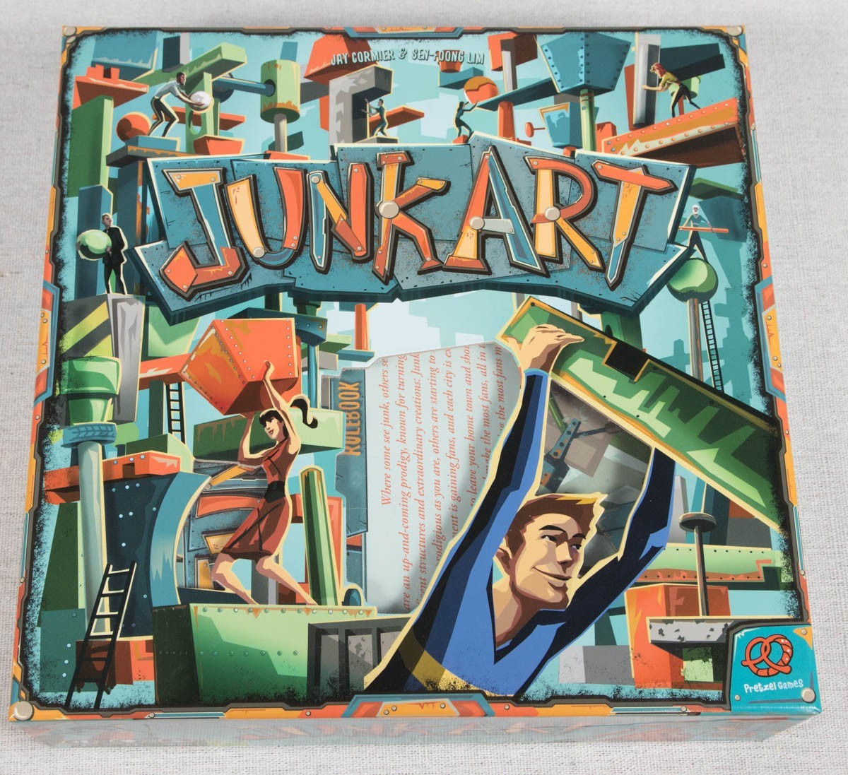 Junk Art Dexterity Board Games – 2017 Plastic version Plan B Pretzel Complete